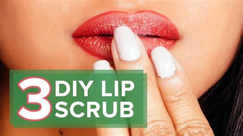 Diy Lip Scrubs From Chapped Dry Lips To Baby Soft Pink Lips Youtube