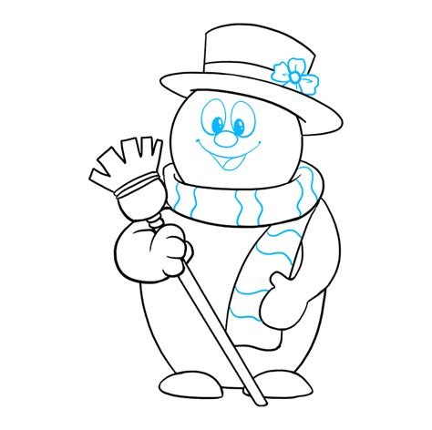 How To Draw Frosty The Snowman Really Easy Drawing Tutorial