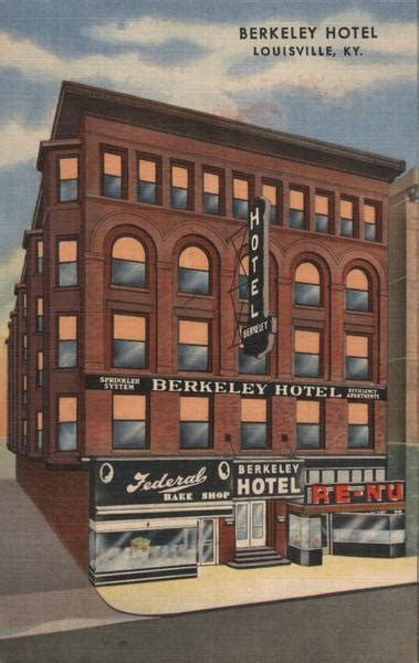 Berkeley Hotel Louisville Ky Postcard