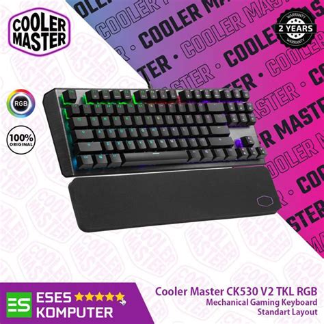 Jual Keyboard Cooler Master CK530 V2 TKL RGB Mechanical Keyboard