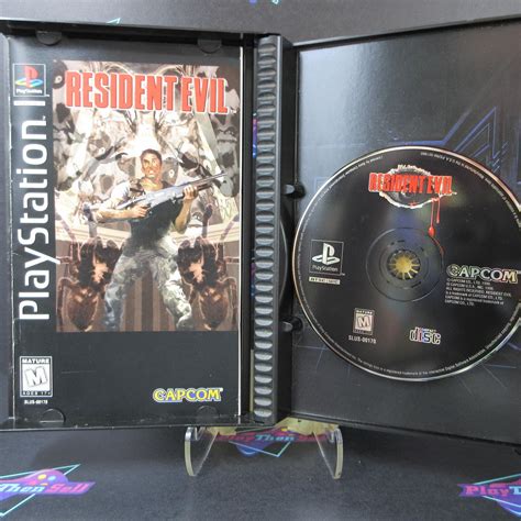 Resident Evil Long Box PS1 PlayStation 1 AD Reg Card See Pics