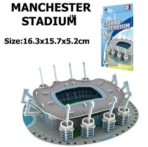 Stadion Etihad Stadium Puzzle 3D Manchester City Prezent Inna Marka