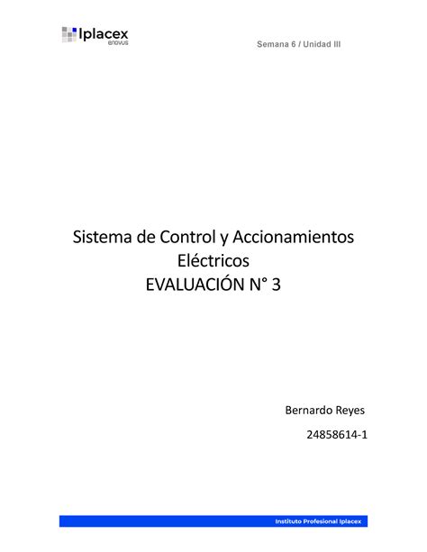 Bernardo Reyes P1 SISTEMAS DE CONTROL Y ACCIONAMIENTOS ELECTRICOS