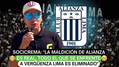 SociCrema La maldición de Alianza es real todo el que se enfrente a