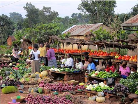 African Market Scene