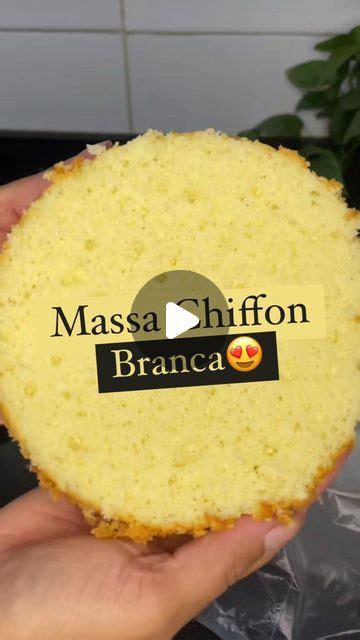 Luiza Receitas De Sucesso On Instagram Massa Chiffon Branca Quer