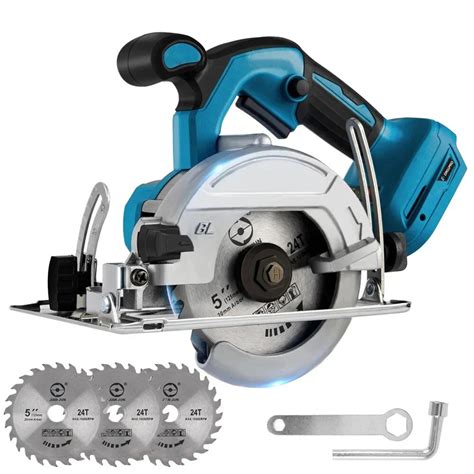 Drillpro 5 Inch Brushless Electric Circular Saw 10800rpm With