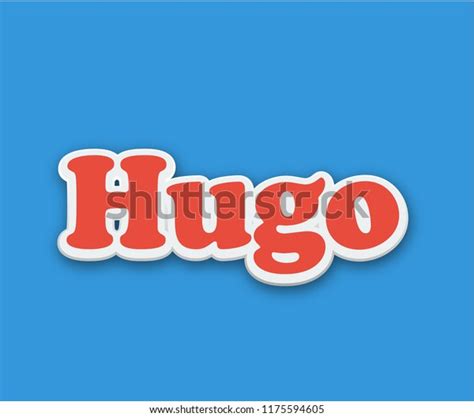 Hugo Popular Nick Names Around World Ilustración De Stock 1175594605