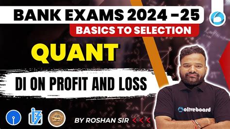 Bank Exams 2024 25 Quant Data Interpretation On Profit And Loss