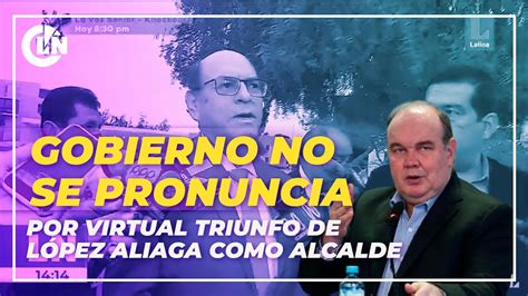 🔴 Gobierno No Se Pronuncia Por Virtual Triunfo De Rafael López Aliaga