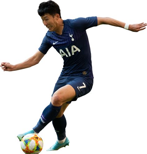 Son Heung Min Tottenham Hotspur Football Render Footyrenders