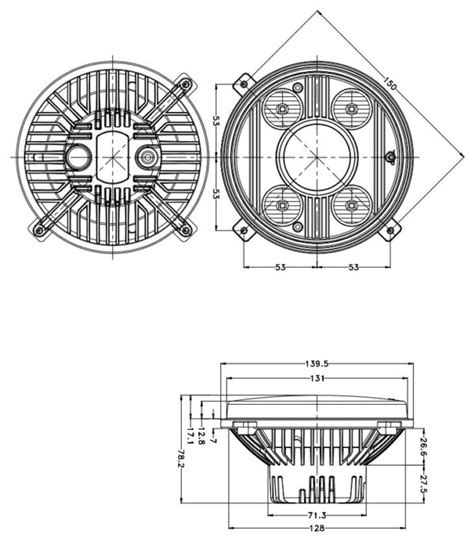 LED Ajovalo 30w 50w REVON Massey Ferguson RAV506 AM Asennus