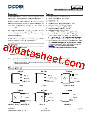 AZ1084C Datasheet PDF Diodes Incorporated