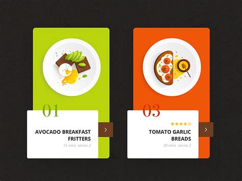 Recipe App By Mia Wang On Dribbble