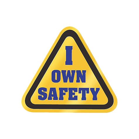 I Own Safety Lapel Pin Positive Promotions