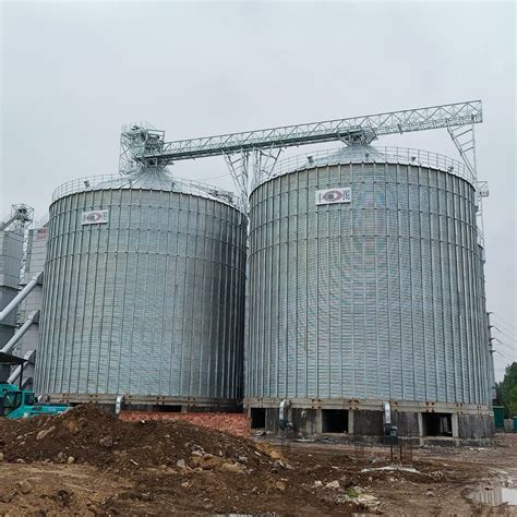 Corn Maize Flat 5000t Grain Storage Silo Galvanized Steel China Grain