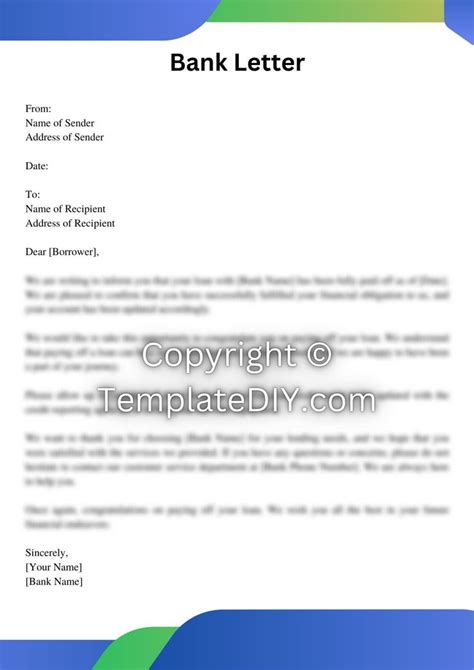 Payoff Letter From Bank Sample With Examples In Pdf Word Payoff