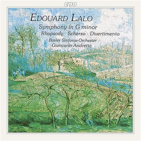 Edouard Lalo Symphonie G Moll CD Jpc