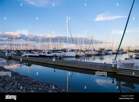 Bronte Harbour In Oakville Ontario Canada Stock Photo Alamy