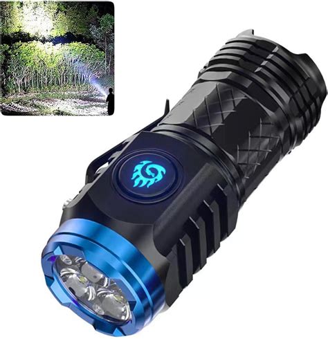 BERSEG Three Eyed Monster Mini Flash Super Power Flashlight Thumb Mini