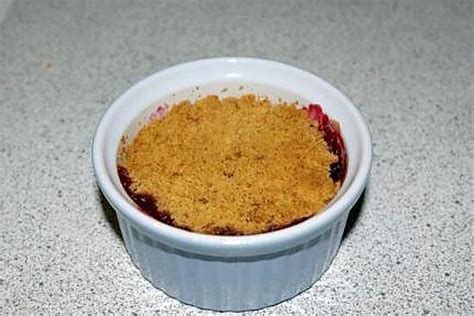 Recette De Crumble Framboise Pomme