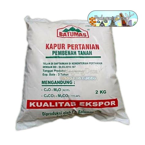 Jual Kapur Dolomit Super Batumas Kapur Pertanian Penetral Tanah