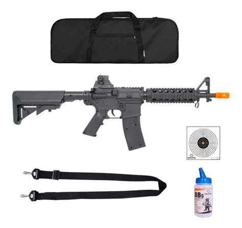 Rifle Airsoft Spring Mola Vg M4 Ris 6mm Vigor Kit Completo