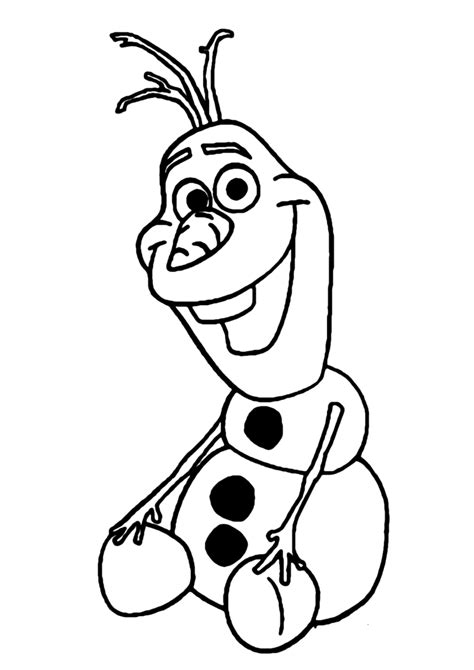 Olaf Para Colorir Imprimir Desenhos