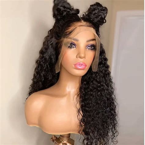 Natural Wig Curly 13x6 Lace Front Human Hair Wigs With