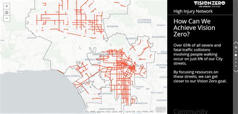 Map Monday: A Future without Traffic Fatalities in LA | Data-Smart City ...