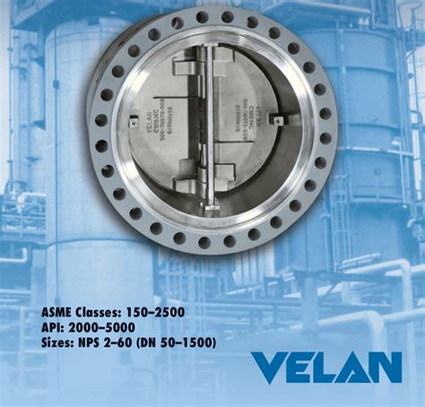 Proquip Dual Plate Check Valves By Velan Chalmers And Kubeck