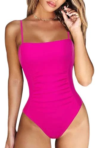 Bikini Biquíni Justo Pink Confortável Decote Reto 4s2560 Parcelamento sem juros