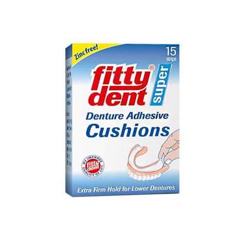 Fittydent Super Denture Adhesive Cushions 15 Strips – Discount Chemist