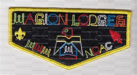 Wagion Lodge Noac Flap Yellow On Patchscan