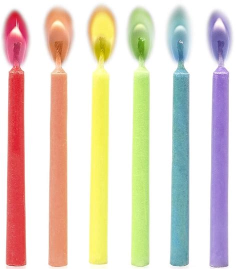 Narozeninov Sv Ky Na Dort Legami Coloured Flame Candles Spot Shop