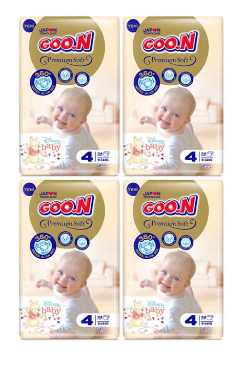 Goo n Soft Bebek Bezi 4 Numara 136 Adet Fiyatı Yorumları Trendyol