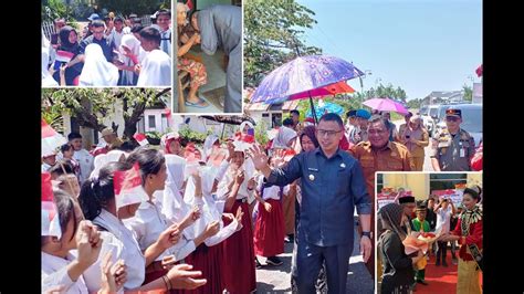 Moments Of Warm Welcome Suasana Penjemputan Pj Bupati Sirajudin Lasena