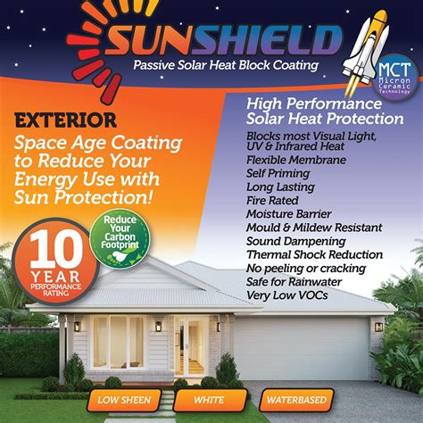 Sunshield Solar Heat Block Coating Neotech Coatings Australia