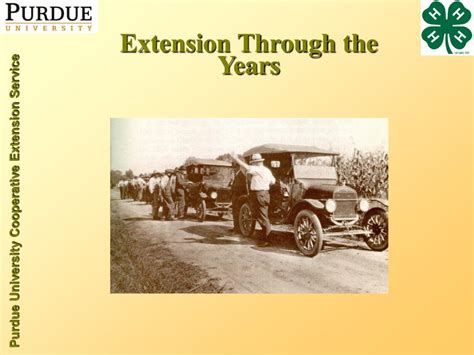 Ppt History Of The Cooperative Extension Service Powerpoint