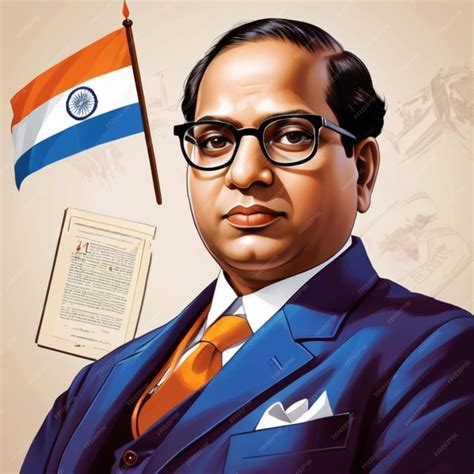 Premium Photo Dr Babasaheb Ambedkar The Father Of Indian Constitution Vector Ambedkar Jayanti