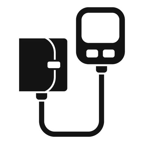 Premium Vector Tonometer Device Icon Simple Vector Control Measurement