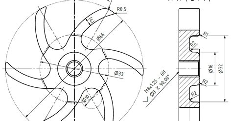 Centrifugal Pump Impeller Drawing