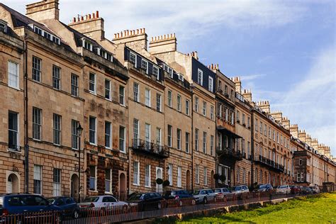 Row Houses In Bath England Photograph by Laura Tucker