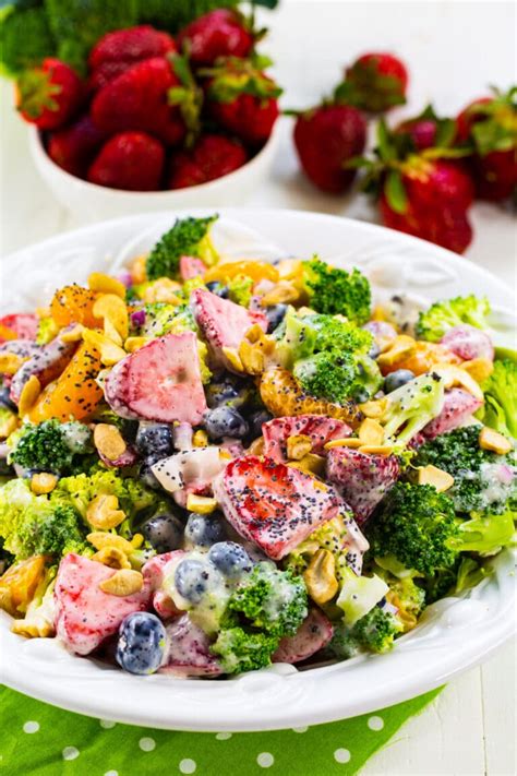 Broccoli Strawberry Salad Spicy Southern Kitchen