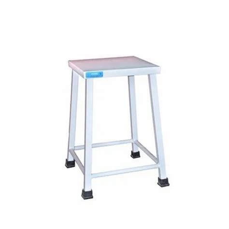 Mild Steel White Hospital Bedside Stool At Rs 600 In Sikandrabad ID