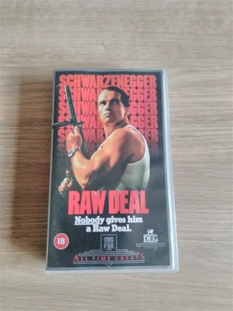 VHS RAW DEAL VHS ARNOLD SCHWARZENEGGER Rare CBS Fox All Time Greats