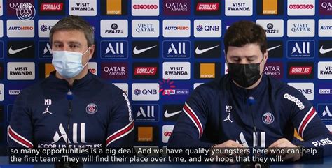 Conf De Presse Pros Pochettino Nous Sommes Contents De L