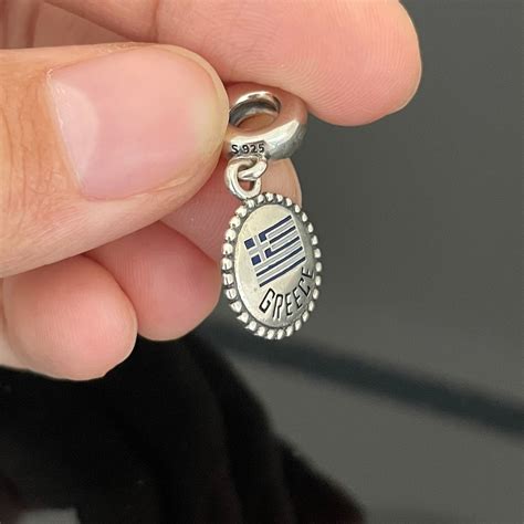 Pandora Greece Flag Dangle Charm 925 Jewelry Women Jewelry Charms For