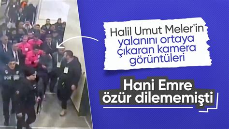 Emre Belözoğlu ndan Halil Umut Meler e yanıt Kamera görüntüleri ortaya