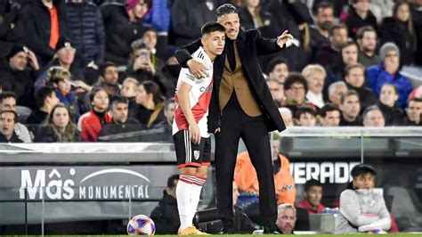 Demichelis sobre el Diablito Echeverri Está predestinado a jugar en River